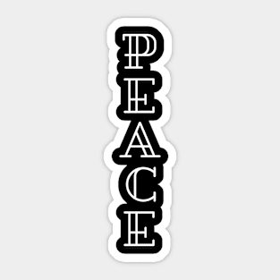 Peace Sticker